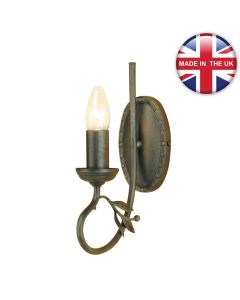 Elstead - Olivia OV1-BLK-GOLD Wall Light