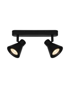 Nordlux - Eik 2 - 45770103 - Black 2 Light Ceiling Spotlight