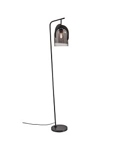 Nordlux - Boshi - 2212634047 - Black Smoked Glass Floor Lamp