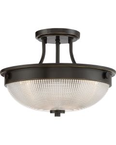 Elstead - Quoizel - Mantle QZ-MANTLE-SF-PN Semi-Flush