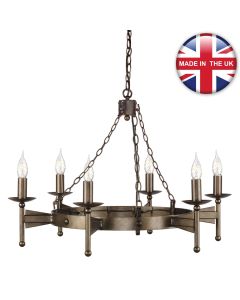 Elstead - Cromwell CW6-OLD-BRZ Chandelier