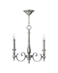 Hinkley Lighting - Yorktown - HK-YORKTOWN3 - Antique Nickel 3 Light Chandelier