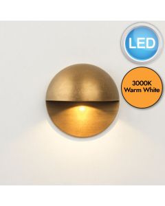 Astro Lighting - Tivola LED - 1338003 - Antique Brass IP65 Outdoor Recessed Marker Light