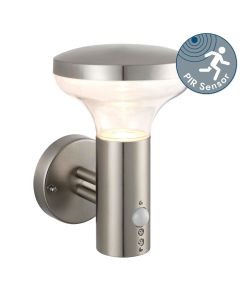 Saxby Lighting - Roko - 67702 - Marine Grade Stainless Steel Clear IP44 Outdoor Sensor Wall Light