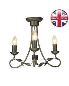 Elstead - Olivia OV3-BLK-GOLD Chandelier