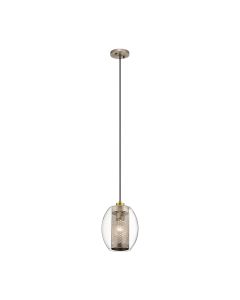 Kichler Lighting - Asher - KL-ASHER-MP-AP - Antique Pewter Clear Glass Ceiling Pendant Light