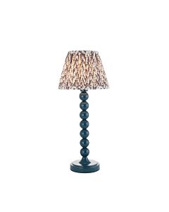 Endon Lighting - Higgledy & Leaf 20cm - 116261 - Blue Grey Table Lamp With Shade