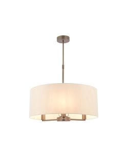 Endon Lighting - Daley - 73015 - Antique Bronze Marble 3 Light Ceiling Pendant Light