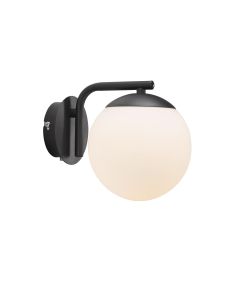 Nordlux - Grant - 47091003 - Black Opal Glass Plug In Wall Light