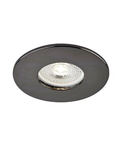 Saxby Lighting - Saxby ShieldONE 75 - 109808 & 113304 - Black Nickel IP65 Fixed Bathroom Recessed Fire Rated Ceiling Downlight