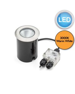 Konstsmide - Ground Spot - 7996-310 - LED Stainless Steel IP65 Outdoor Ground Light