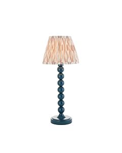 Endon Lighting - Higgledy & Ikat 20cm - 116275 - Blue Neutral Table Lamp With Shade