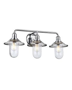 Quintiesse - QN-RIGBY3-BATH-PC - Rigby 3 Light Wall Light - Polished Chrome