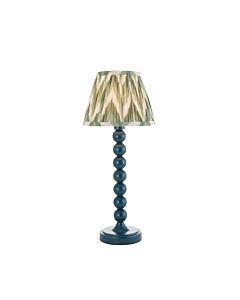 Endon Lighting - Higgledy & Zigzag 20cm - 116270 - Blue Green Table Lamp With Shade