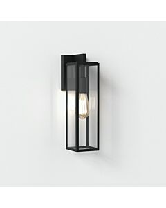 Astro Lighting - Harvard Lantern 1402011 - IP44 Textured Black Wall Light