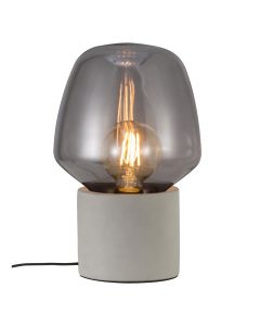 Nordlux - Christina - 48905011 - Grey Concrete Smoked Glass Table Lamp