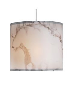 White Marble Print Ceiling Light Shade