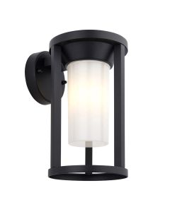 Endon Lighting - Braden - 96916 - Black White IP44 Outdoor Wall Light