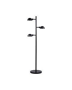 Nordlux - Nomi - 2220194003 - Black 3 Light Floor Reading Lamp