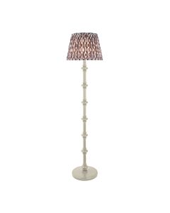 Endon Lighting - Carnaby & Ikat 40cm - 114360 - White Grey Floor Lamp