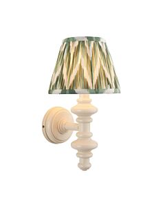 Endon Lighting - Carnaby & Zigzag 20cm - 114443 - White Green Wall Light