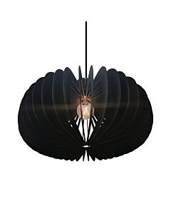 Nordlux - Hazo - 2512073003 - Black Wood Ceiling Pendant Light
