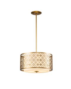 Elstead Lighting - Ziggy - ZIGGY-2P-M-LG - Gold 2 Light Ceiling Pendant Light