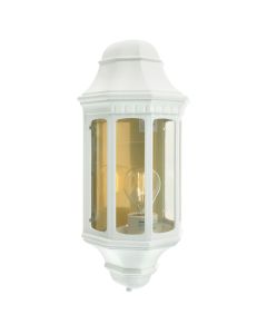 Elstead - Norlys - Malaga M8-WHITE Half Lantern