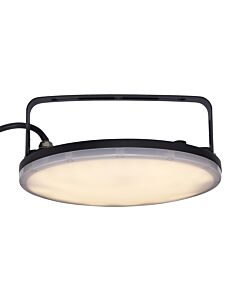 Saxby Lighting - Titan Anti-Glare - 118611 - LED Black Clear IP65 Outdoor Ceiling Flush Light