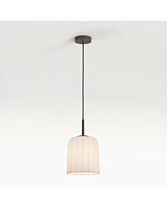 Astro Lighting - Veo - 1455006 - Bronze White Ribbed Glass Ceiling Pendant Light