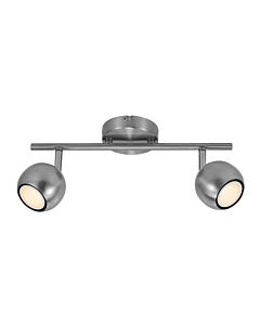 Nordlux - Chicago 2 - 2113230132 - Steel 2 Light Ceiling Spotlight