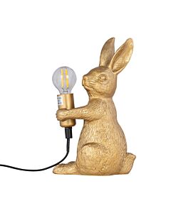 Hop Hop - Gold Bunny Rabbit Table Lamp