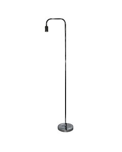 Leroy - Chrome 151cm Exposed Bulb Floor Lamp