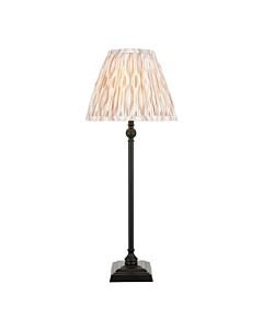 Endon Lighting - Lille - 118135 - Black Neutral Table Lamp With Shade