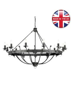 Elstead - Windsor Graphite WINDSOR12-GR Chandelier