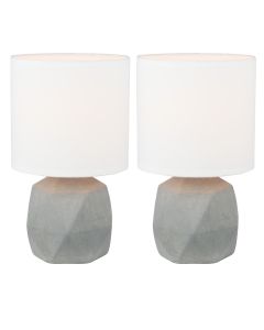 Set of 2 Wilson - Concrete Lamps