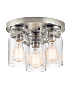 Elstead - Kichler - Brinley KL-BRINLEY-F-NI Flush Light