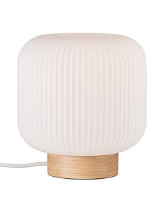 Nordlux - Milford - 48915001 - Wood Opal Glass Table Lamp