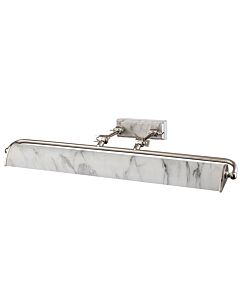 Elstead Lighting - Winchfield - WINCHFIELD-PLL-PN-WM - Nickel White Marble 4 Light Picture Wall Light