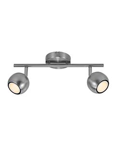 Nordlux - Chicago 2 - 2113230132 - Steel 2 Light Ceiling Spotlight