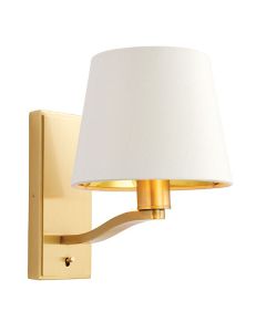 Endon Lighting - Harvey - 69083 - Gold Vintage White Wall Light