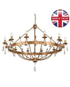 Elstead - Windsor WINDSOR12-GOLD Chandelier