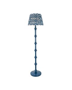 Endon Lighting - Carnaby & Ikat 40cm - 114403 - Blue Floor Lamp