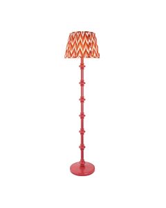 Endon Lighting - Carnaby & Zigzag 40cm - 114416 - Pink Orange Floor Lamp