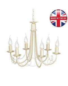 Elstead - Minster MN6-IV-GOLD Chandelier