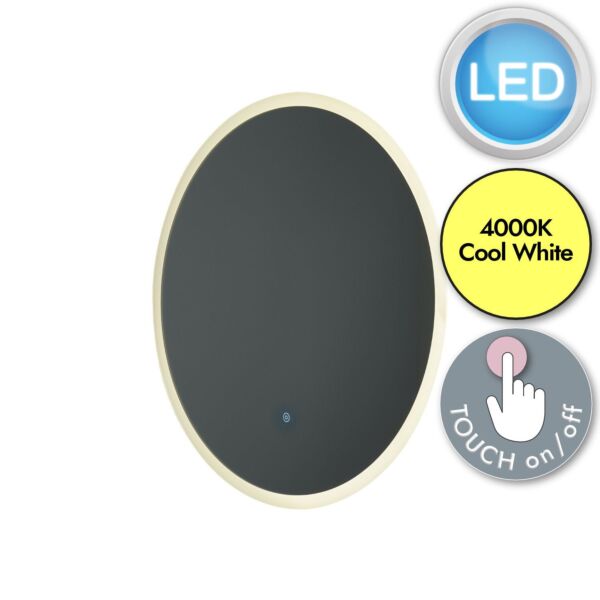 Nordlux - Dovina 60 - 2310251000 - LED Mirrored Glass IP44 Touch Bathroom Mirror