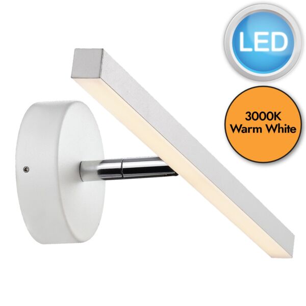 Nordlux - Ip - 2410401001 - LED White IP44 Bathroom Strip Wall Light