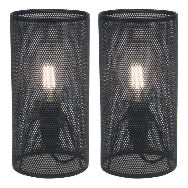 Set of 2 Troy - Black Table Lamps