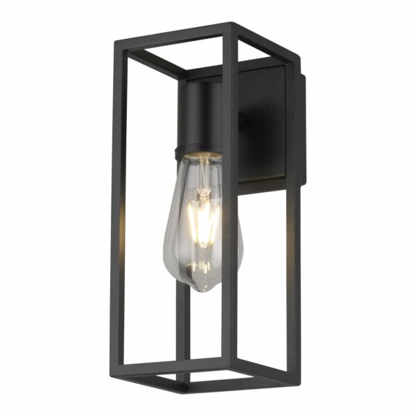 Hale - Black IP44 Outdoor Wall Light