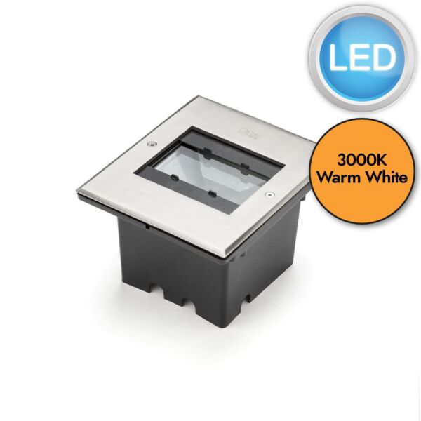 Konstsmide - Ground Spot - 7995-310 - LED Stainless Steel IP65 Outdoor Ground Light